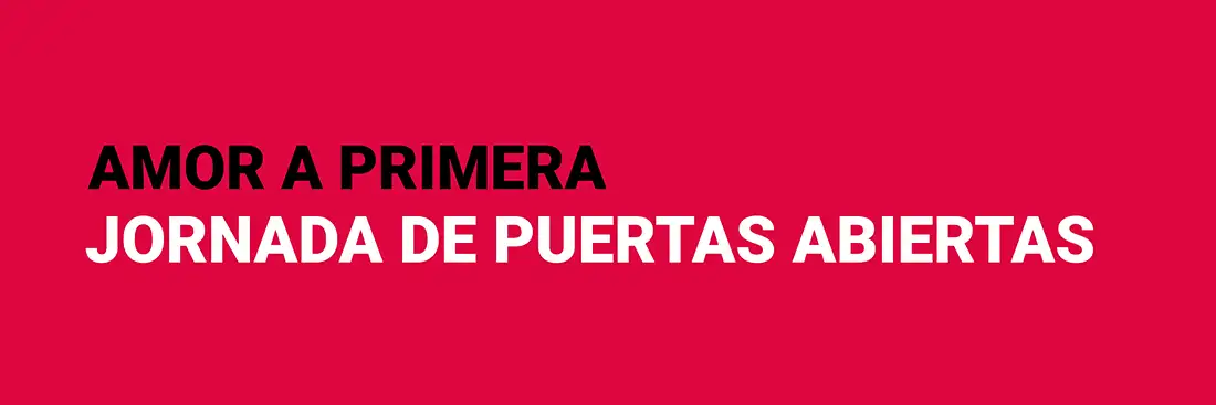 PImagen de la Jornada de Puertas Abiertas del CES Felipe Moreno - Nebrija, el 14 de febrero, con invitación a conocer los programas educativos La universidad, situada en C/Sol, 3 de Palma de Mallorca.